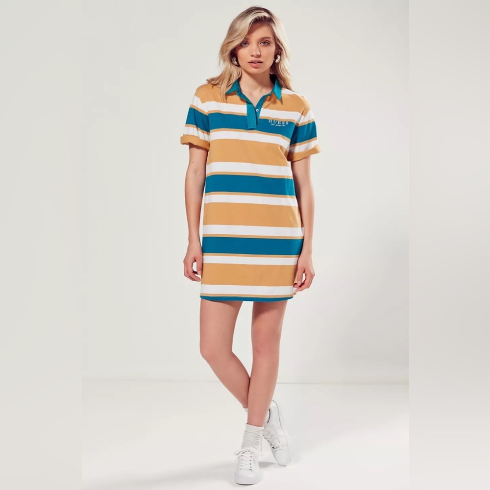 GUESS + UO Rugby Striped T-Shirt Dress | Size XS